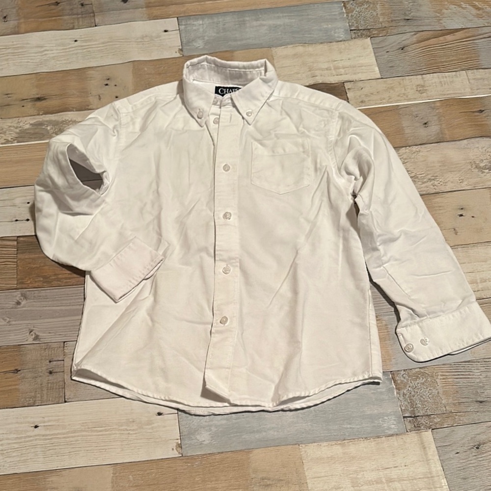 Children's Place White Button-Up Shirt